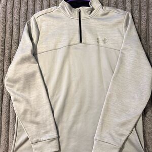 Under Armour Heather Gray Quarter-Zip Top